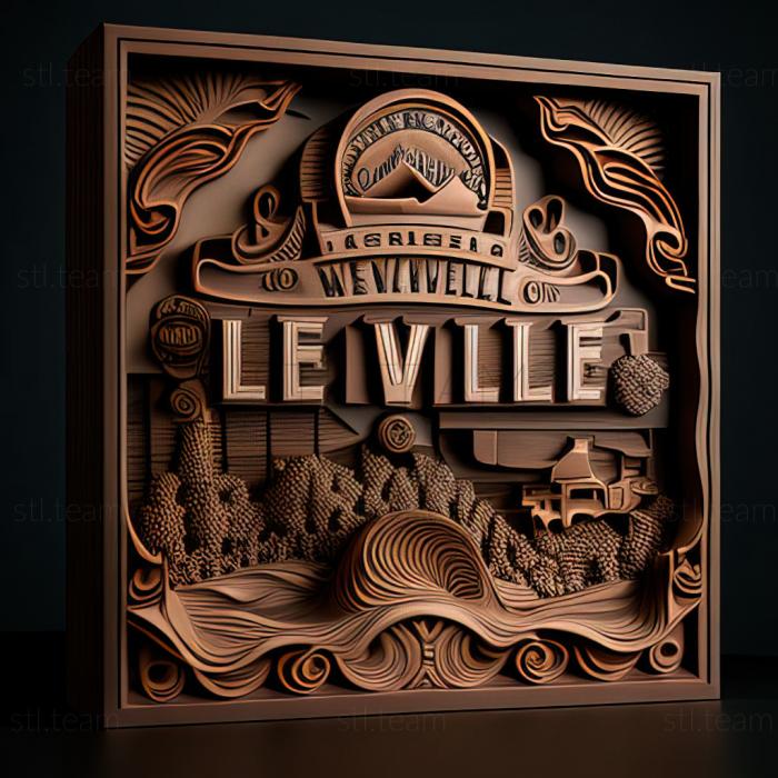 3D model Lewisville Texas (STL)
